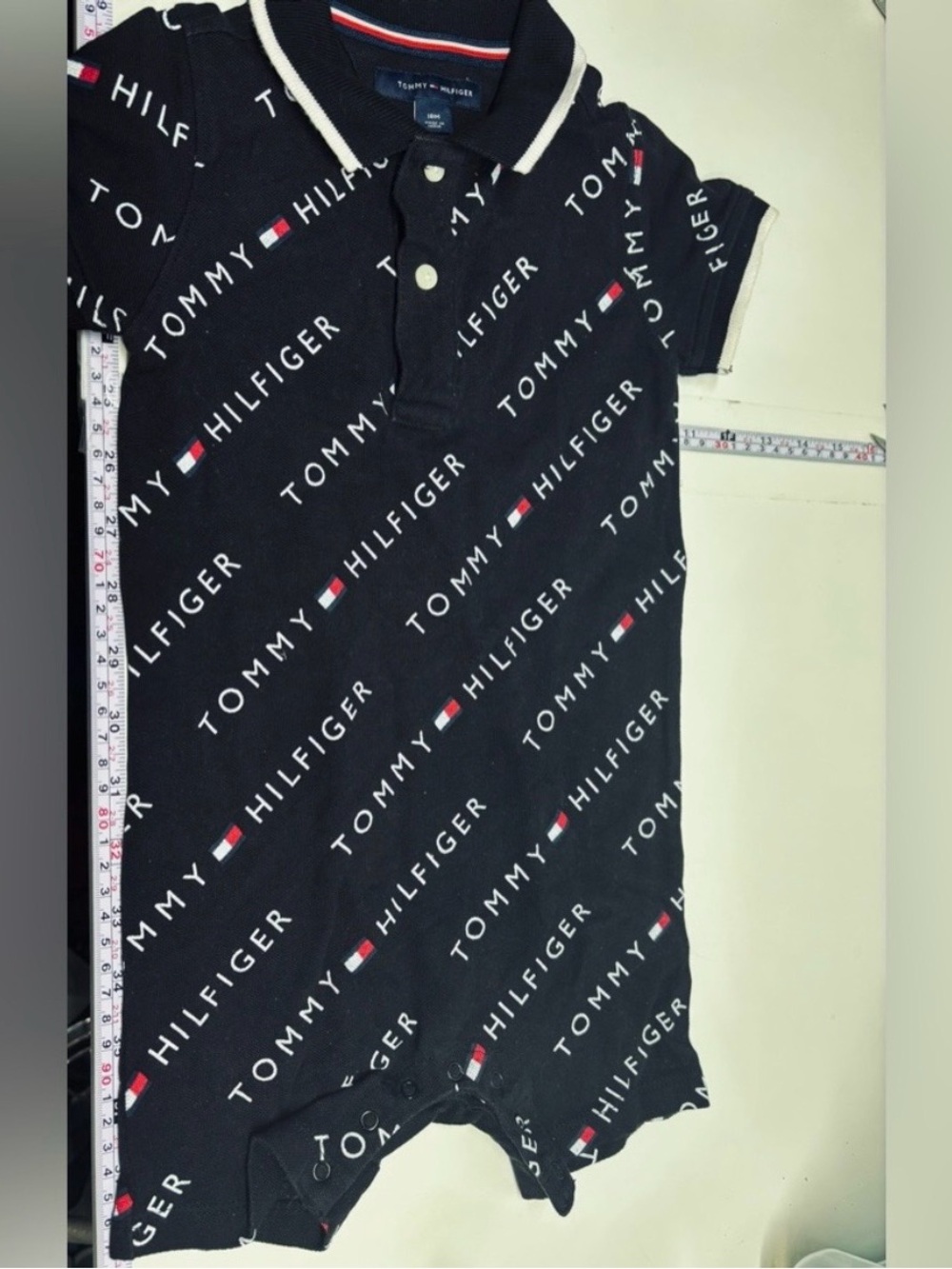 Tommy Hilfiger polo-style toddler romper 18mo